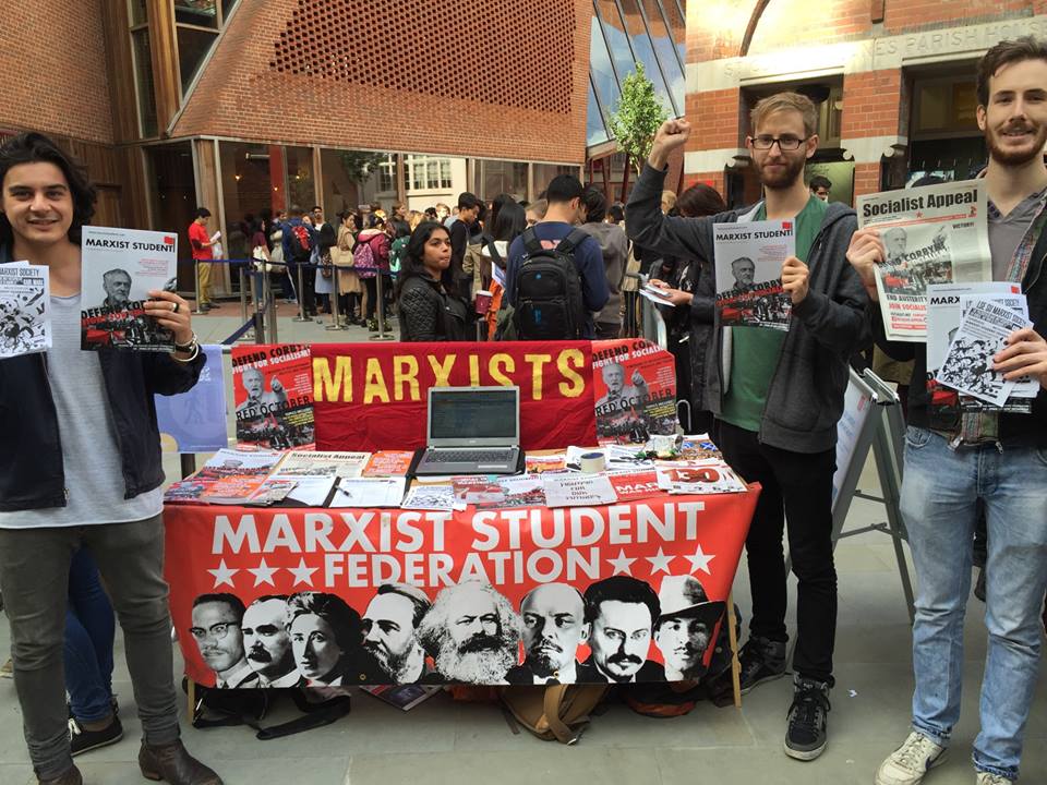 LSE Marxists at the freshers fair