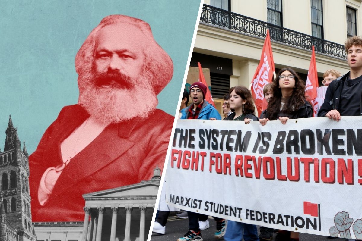 Marxist Students on the march
